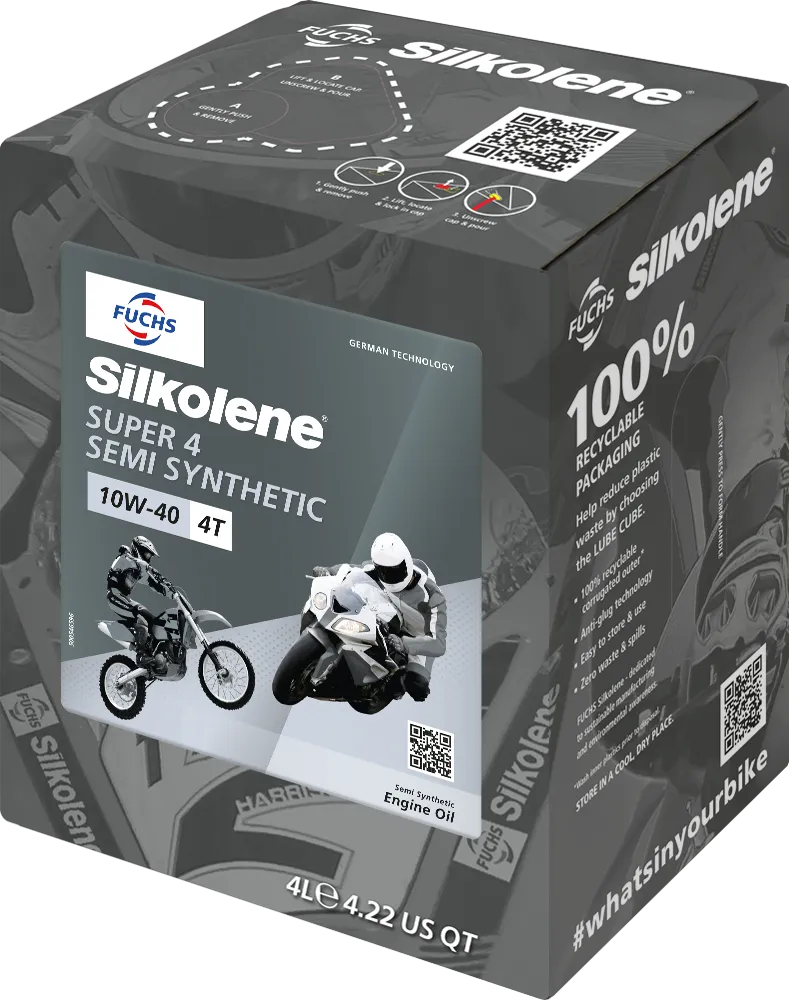 SILKOLENE SUPER 4 10W-40 4LLC A RGB LO image