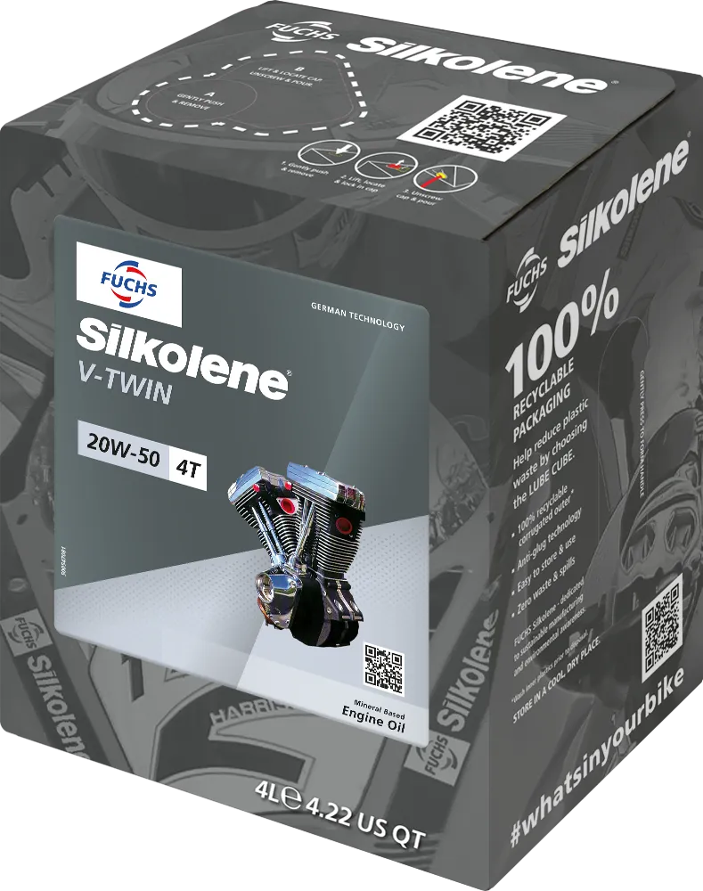 SILKOLENE V TWIN 20W-50 4LLC A RGB LO image